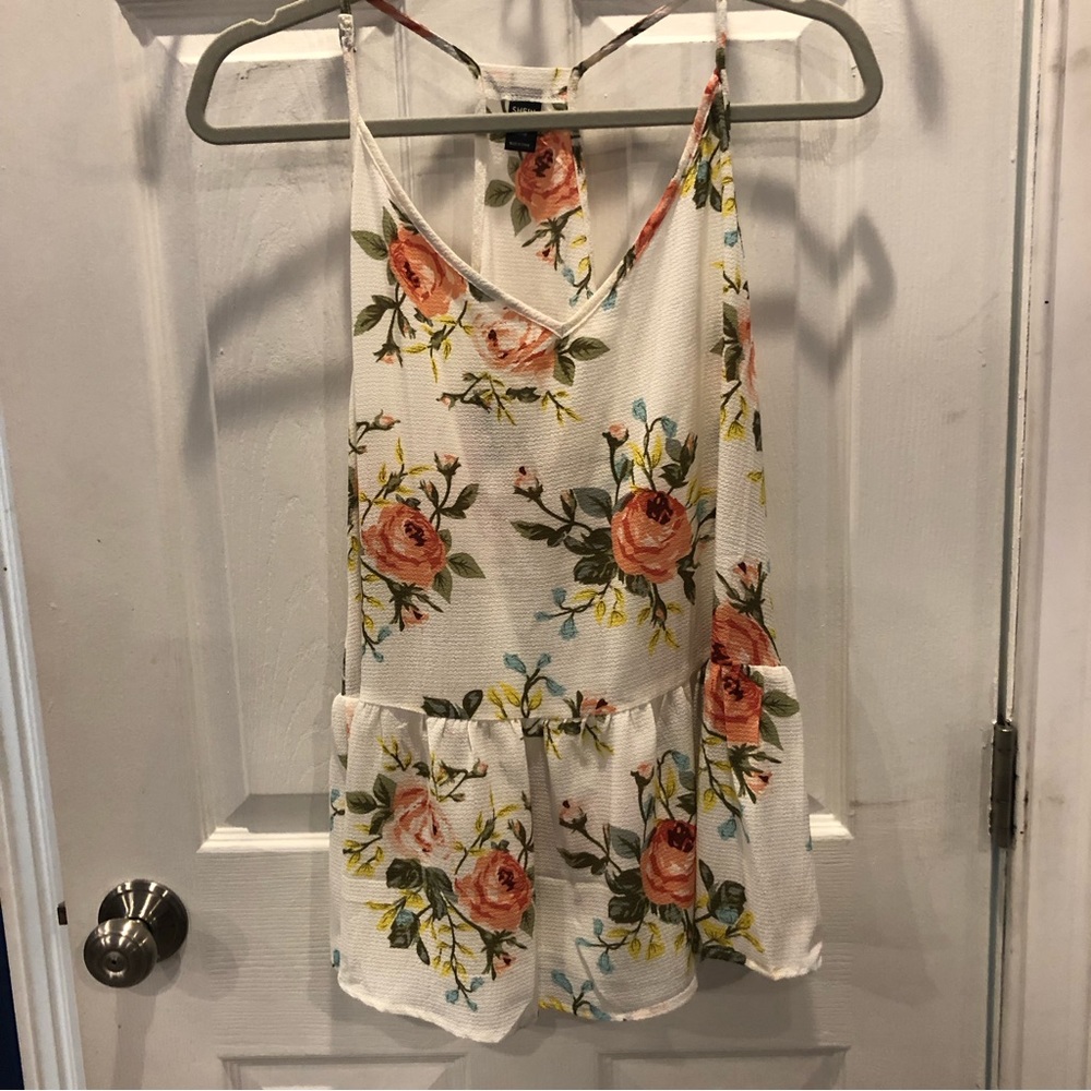 Shein Floral Tank Top L